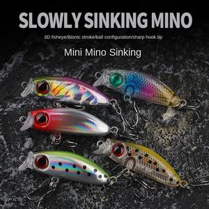 Japonés 2,9G Micro sumergido Mino Luya cebo plástico coronado ojo rojo <span class=keywords><strong>Ima</strong></span> Minnow señuelo para carpa y Marlin - Product Image 5
