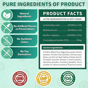 Suplemento Probiótico para Mascotas OEM/ODM, Refuerza la Inmunidad en Mascotas, Promueve la Salud Intestinal, Suplemento <span class=keywords><strong>y</strong></span> Vitaminas para la Salud de las Mascotas - Product Image 3