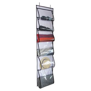 Hot Selling Foldable Over-the-Door Hanging Organizer for <b>Wardrobe</b> Clothing Storage Multifunctional Large Capacity Handbag - Product Image 5