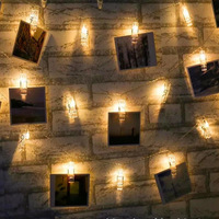 Guirlande lumineuse à lumière Led,, avec chargeur USB, support à Clip, pour noël, mariage, vacances, et féerique, 3M, 5M, 6M, 10M