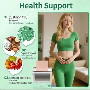 Complément Alimentaire Probiotique en Comprimés Oraux Dissolvables 200 Milliards de UFC Fibres Prébiotiques Biologiques Soutien à la Santé Intestinale <span class=keywords><strong>et</strong></span> Immunitaire - Product Image 4