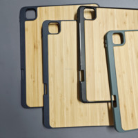 Conception personnalisée durable à chaud 8 9 10 11 pouces en bois étui de protection pour tablette en TPU sac de transport étui pour tablette pour iPad Pro 13 Air 13