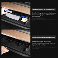 Compatible avec le coffre à gants côté passager du modèle 3/Y, organisateur de rangement en ABS, accessoires intérieurs de voiture, neuf