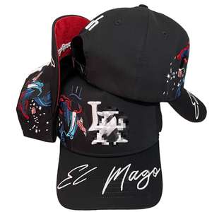 Casquettes de baseball sportives en daim bleu de haute qualité 31 Hats La Nubes, 5 panneaux, 31 Hats Thirty One Forever, pour homme - Product Image 6