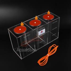 Étoile de mer <span class=keywords><strong>rouge</strong></span> 10L carré PC en plastique acrylique pompe doseuse réservoir conteneur seau de stockage de liquide pour aquariums de Filtration <span class=keywords><strong>d</strong></span>'eau - Product Image 5