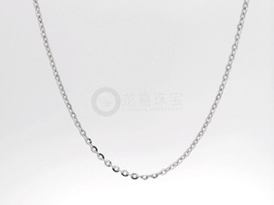 Glam High End Polished White Pt950 Fine Adjustable Pendant Chain Unisex Daily <b>Stack</b> Platinum Jewelry Gift - Product Image 6