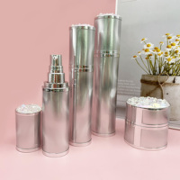 Envase Cosmético de Diseño de Lujo, Botella para el Cuidado de la Piel con Tapa, Tarro Cosmético de 50g, Botella de Plástico Personalizada de 30ml, 50ml, 100ml