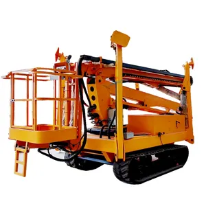 Low Maintenance 35-80ft Mobile Tow Behind Truck Mounted Telescopic Boom Lift