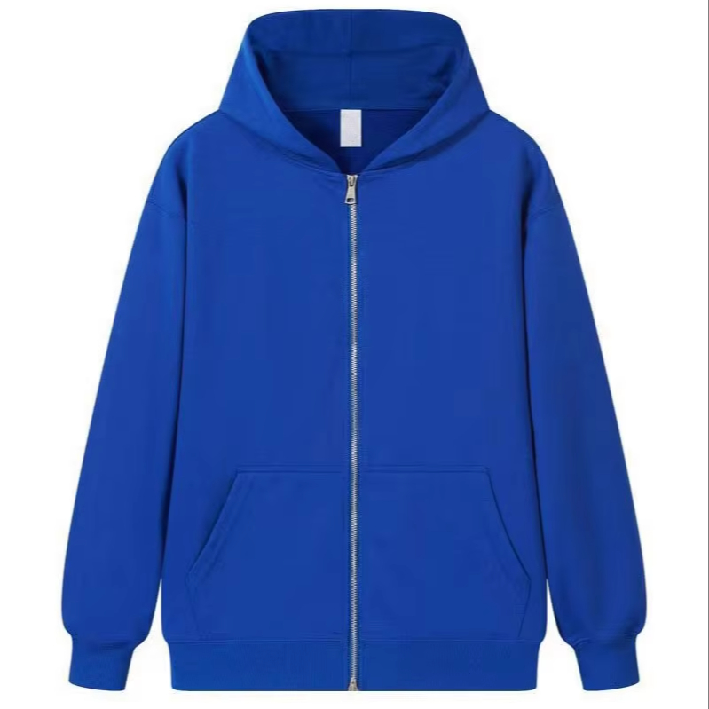 Full-zip hooded sweatshirt