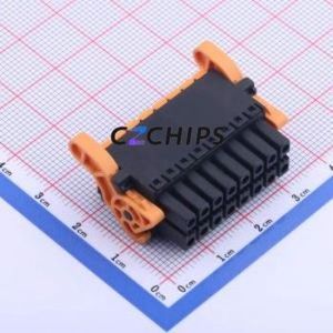 KF2EDGKSG-3.5-2*8P Plug-in Terminal Block P=3.5mm Connector Male Plug Snap Fixing 2x8P 3.5mm - Product Image 2