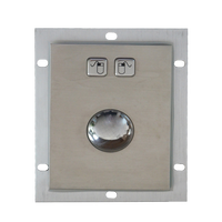 TB-001 Combo de Teclado y Ratón Industrial Resistente al Agua IP54, Dispositivo de Entrada de Montaje en Panel para Terminales de Cajeros Automáticos y Quioscos