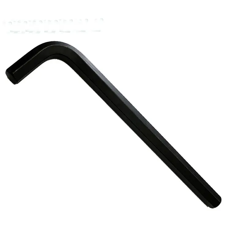 1.5mm 2mm 2.5mm 3mm,4mm,5mm,6mm Outil de clé en oxyde noir en acier Clé Allen hexagonale