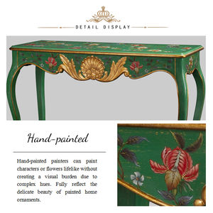Yips โต๊ะคอนโซลคลาสสิกลายดอกไม้สำหรับแกะสลัก,ผลิตจากไม้เนื้อแข็งซีรีส์ยุโรปปี LD-2005-1901 - Product Image 5