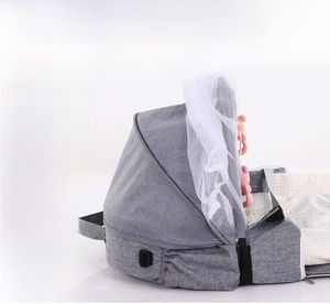 Mosquitera Plegable para Bebé, Cuna de Tela Oxford y Algodón PP, Suave y Segura para Recién Nacidos de 0 a 36 Meses, Portátil, Cuadrada, para Todas las Estaciones - Product Image 6