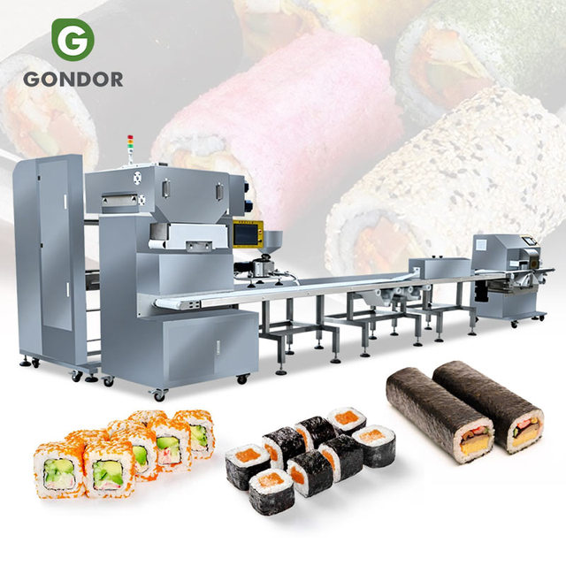 Automatic Semi Sstr1 South Korea Nigiri Onigiri Sushi Rice Roll Paper Ball Forming Maker Machine