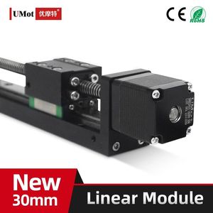 Umot C5 Micro trượt thu nhỏ Chiều dài 50mm đầy đủ tải tốc độ 200 mm/giây bóng vít thiết bị truyền động cơ giới Mini tuyến tính đường sắt hướng dẫn cho CNC - Product Image 5