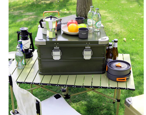 Custom Stackable Kitchen Alloy <b>Camping</b> <b>Storage</b> <b>Box</b> Aluminum <b>Camping</b> Equipment Case - Product Image 4