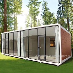 Casa Contenedor Moderna, Panel Sándwich Rectangular, Fácil Instalación, Oficina, Instalaciones de Ocio, Edificio Prefabricado - Product Image 1