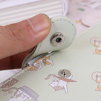 Carnet professionnel A6 à grille de points - Cahier exécutif en bois à couverture rigide avec couverture en papier élégante