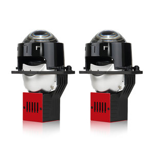 LELANPU <strong>Cover</strong> <strong>Spotlights</strong> Bi Moto Hid Bulb Accesorios Motocicleta Car Fog Light Laser Projector Lens Led Headlights for Civic - Product Image 1