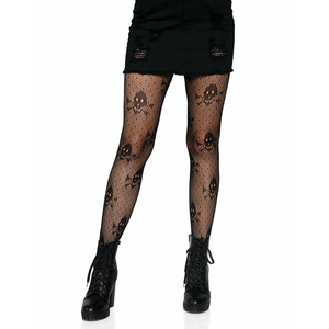 Collants sexy à motif jacquard Bt806, <span class=keywords><strong>grande</strong></span> maille, <span class=keywords><strong>taille</strong></span> haute, pour femmes et filles, motif fleur, lune, nœud - Product Image 5