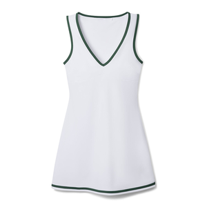 Pakaian olahraga tenis wanita, baju Fitness luar ruangan tanpa lengan ringan bersirkulasi udara leher V musim panas untuk perempuan - Product Image 6