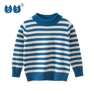 Bambin Garçons Boutique Vêtements En Coton Taille Standard <span class=keywords><strong>Tendance</strong></span> Rayé Manches Longues <span class=keywords><strong>Pull</strong></span> - Product Image 2