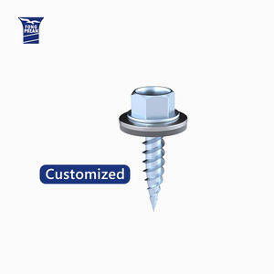 Tornillo para Techo Metálico con Cabeza Hexagonal, Punta de Perforación G2 y Arandela EPDM para Aplicaciones de Acero a Acero - Product Image 1