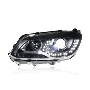 Faro Full LED a Goccia per VW <span class=keywords><strong>Touran</strong></span> 2013-2016 con Indicatore di Direzione - Accessori VW <span class=keywords><strong>Touran</strong></span> - Product Image 4