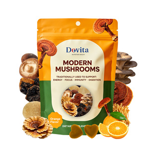 Gomitas de Extracto de Hongos 10 en 1, Mezcla de Melena de León, Reishi, Cordyceps, Chaga, Cola de Pavo, Maitake, Shiitake, Suplemento Dietético - Product Image 1