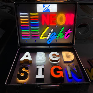 Wasserdichte <span class=keywords><strong>Business</strong></span> Neon Sign Probe LED <span class=keywords><strong>Letter</strong></span> Sign <span class=keywords><strong>Sample</strong></span> Letters Box - Product Image 1