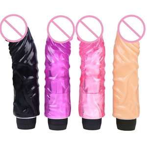 Consolador vibrador negro grande y grueso de 21CM, masturbador femenino, pene vibrador, punto G, juguete sexual para mujer, producto sexual, envío directo - Product Image 1