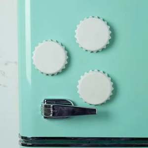 Imán de Refrigerador Personalizado en 3D, Abridor de Botellas de Cerveza Redondo, Decoración Metálica Multifuncional de un Solo Lado, Logotipo Personalizado, Mediano, Moderno - Product Image 6