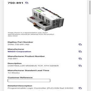 Un Producto Nuevo y Original, Módulo PLC Wagu 750871 - Product Image 1