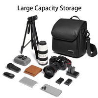 Waterdichte cameratas Sling Crossbody Schokbestendig Lichtgewicht Multi-compartiment Fotografie Lensopslag Buiten Reizen Dagelijks