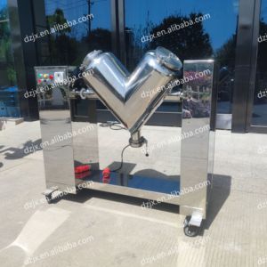 DZJX Dry Powder <strong>v</strong> Blender 50kg Ss <strong>v</strong> Type <strong>Mixer</strong> Machine 15l 20l 30l 100l 200l 500l 1000l <strong>Small</strong> Lab <strong>V</strong>-shaped Cone Mixing Equipment - Product Image 5