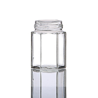 Toples Kaca Kecil Kelas Makanan, 100Ml 200M 250Ml L 300Ml Saus Pedas