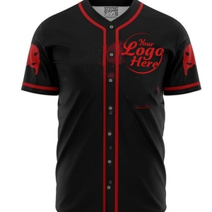 Men's Custom Logo Breathable Quick Dry Short-Sleeved <b>Baseball</b> Jersey Cardigan Loose Uniform <b>Sets</b> Plus Size T-Shirt - Product Image 2