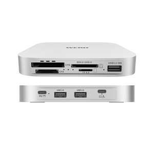 Lecteur de cartes Thunderbolt 5 8-en-1 avec fente M.2 SSD intégrée, CFexpress, CF, SD UHS-II, TF 4.0, Hub USB 3.2 10 Gbps, pour Mac Mini M4 - Product Image 6