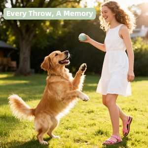 Jouets à mâcher pour chiens personnalisés avec logo, écologiques, en gros, balles de tennis en caoutchouc pour animaux de compagnie, jouets interactifs pour chiens - Product Image 6