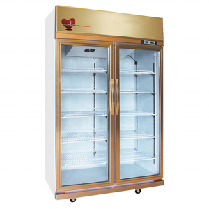 Réfrigérateur Vitré Commercial à Deux Portes, Congélateur de Supermarché Transparent à Refroidissement Ventilateur, Vitrine Réfrigérée à 2 Portes - Product Image 3