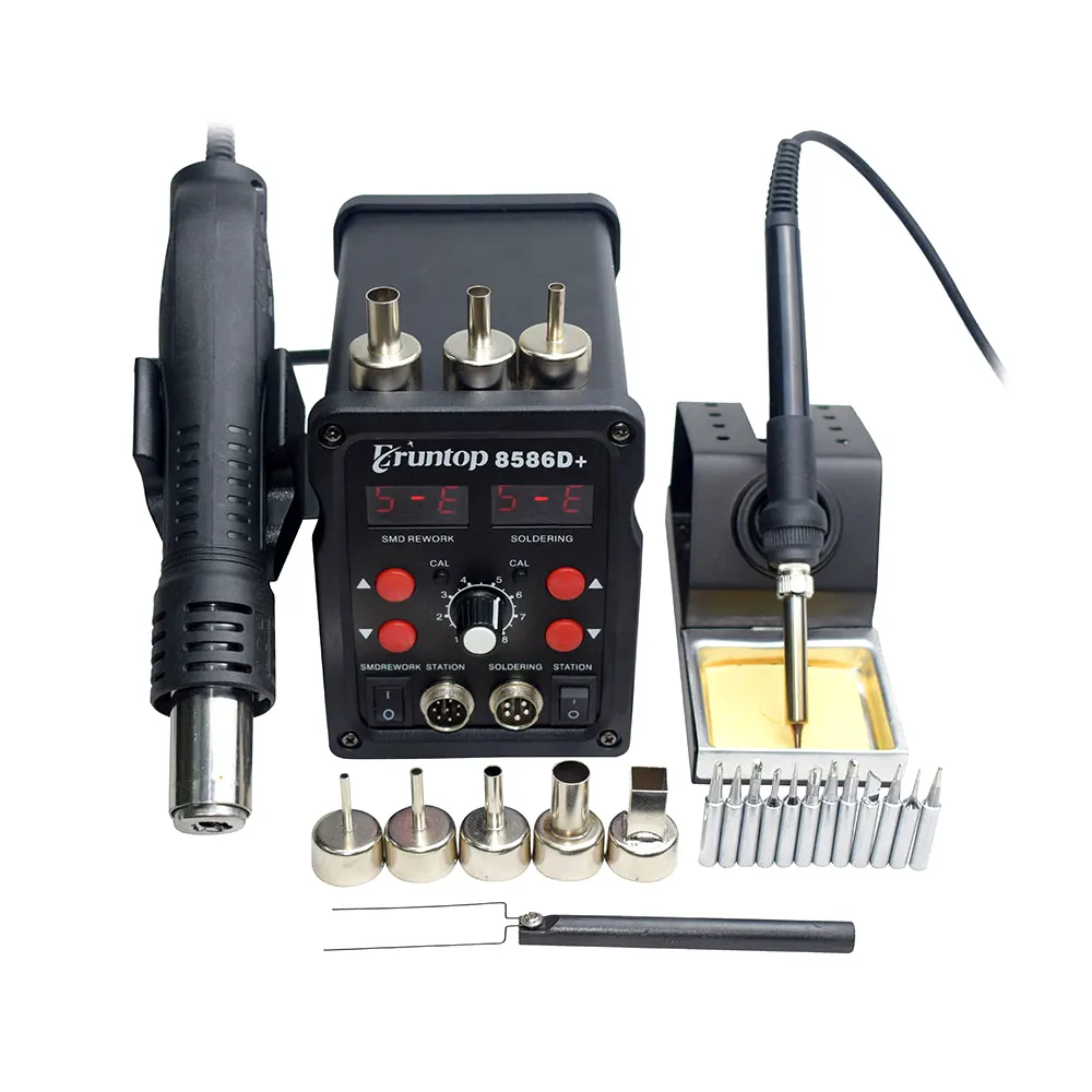 8586D 110V 700W Electric Hot Air Heat Gun Soldering Station Desoldering Tool Kit