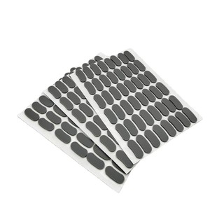 Almohadilla Autoadhesiva para Pies, Almohadilla Circular de Silicona Negra, Almohadilla de Silicona Antideslizante Gris, Almohadilla de Silicona en Forma de Rejilla para Pies - Product Image 3