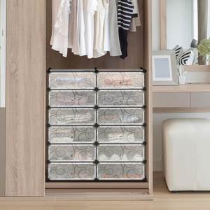 New Design 2 Row 6-Layer Dustproof Metal <b>Shoe</b> <b>Rack</b> with <b>Large</b> Capacity for 20-28 Pairs <b>Shoes</b> Bags Modern Entryway Bedroom Stand - Product Image 2