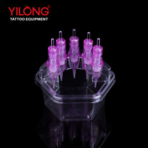 Caja personalizada de 20 piezas, vasos de colmena vendidos, Cartucho de <span class=keywords><strong>tatuaje</strong></span> desechable, portavasos, taza de limpieza de tinta para tatuar - Product Image 3