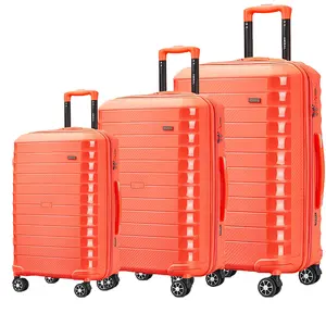 2023 Venta caliente PP Equipaje Set Nuevo Trolley Equipaje Maleta Viaje 3 piezas Set maletas equipaje