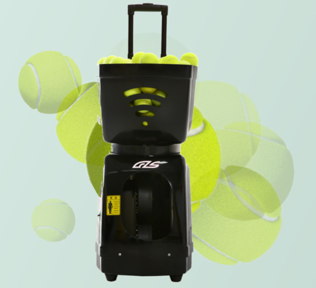 Intelligent Tennis Ball Machine with Remote Control