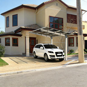 Abri de voiture en aluminium avec toit en polycarbonate - Conception simple, étanche, durable, taille personnalisable pour <span class=keywords><strong>garage</strong></span> et jardin - Product Image 6