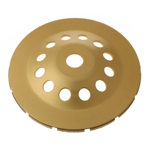 <span class=keywords><strong>Meule</strong></span> diamantée <span class=keywords><strong>à</strong></span> double rangée PMS 115 mm pour pierre, brique, carrelage et outils de ponçage du béton - Product Image 3