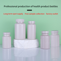 Botellas de Plástico PET Gris de 80-275 ml con Tapa de Rosca, Impresión Personalizada, Fabricación de Productos Vitamínicos para el Cuidado de la Salud